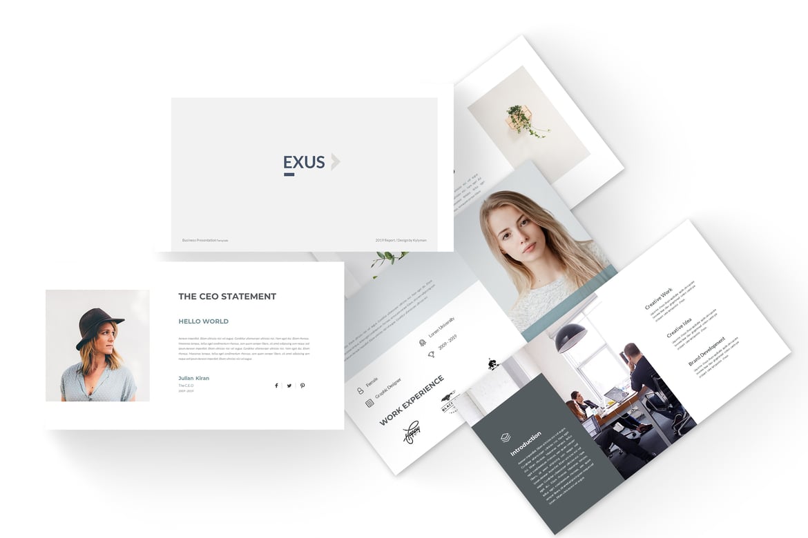 Template PowerPoint Exus - Solusi Presentasi Profesional untuk Bisnis Anda