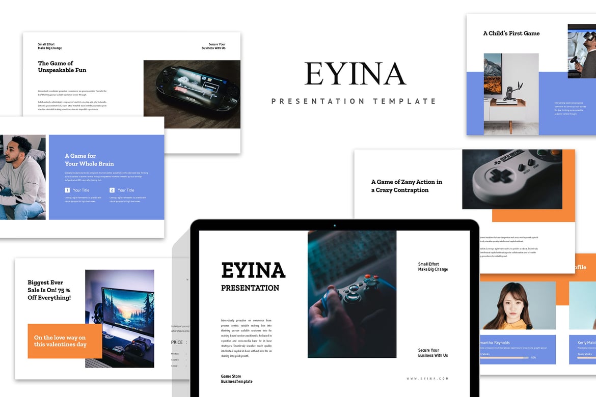 Template Powerpoint Game Store Eyina: Solusi Ideal untuk Presentasi Anda