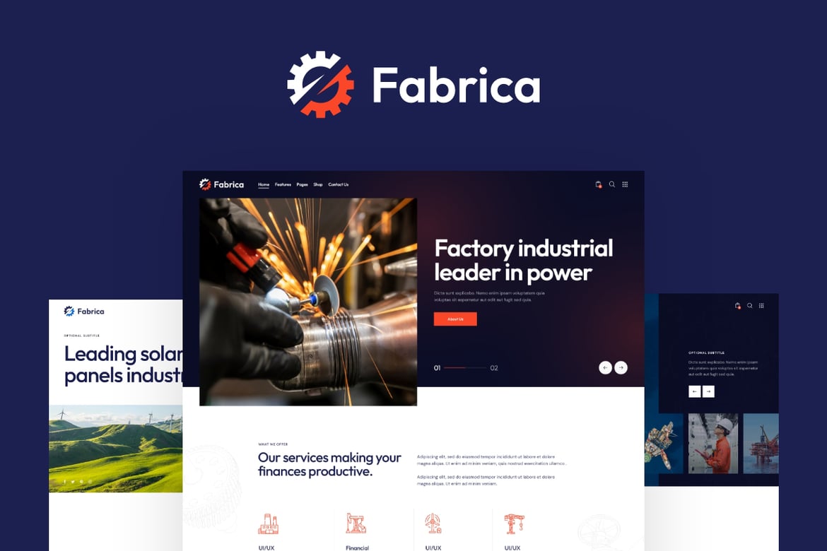 Fabrica - Tema WordPress Premium untuk Bisnis Industri Anda