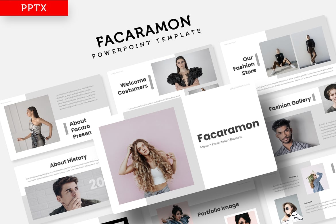 Facaramon - Template PowerPoint Menarik dan Profesional