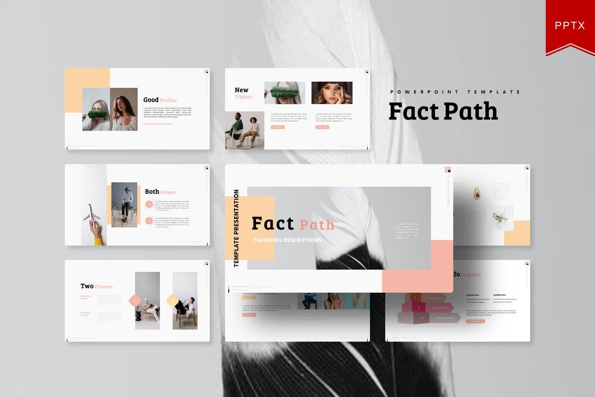 Template Presentasi PowerPoint Fact Path yang Menarik dan Profesional