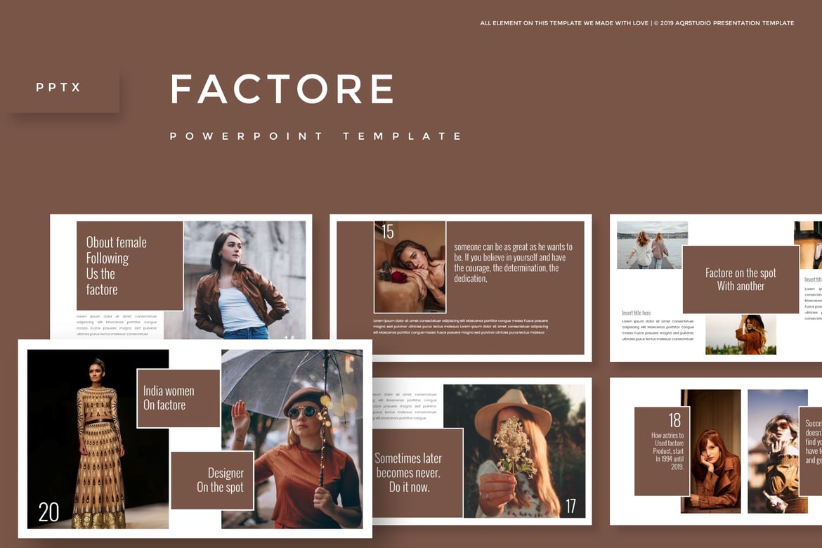 Template PowerPoint Factore - Solusi Presentasi Menarik untuk Semua Kebutuhan