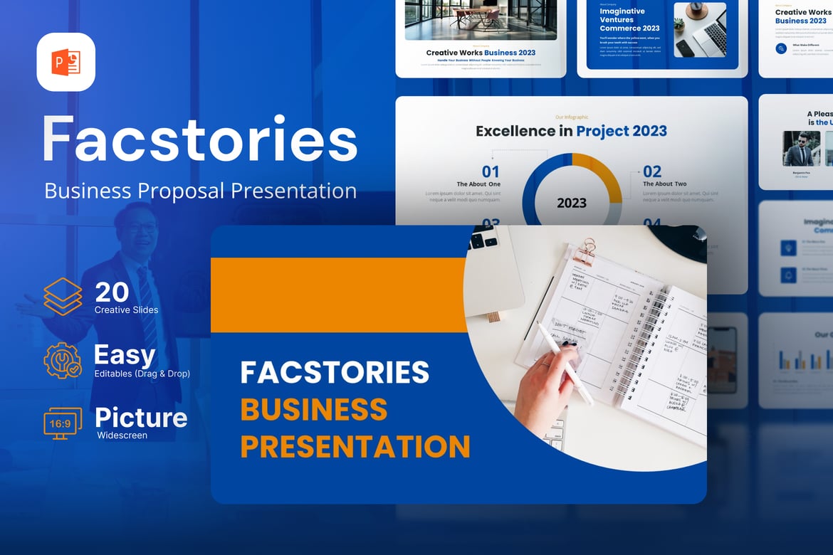 Template Presentasi Powerpoint Factory yang Menarik untuk Bisnis Anda