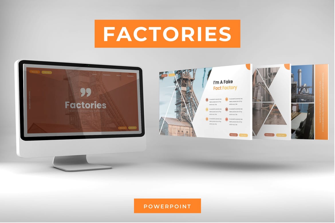 Template Powerpoint Pabrik - Solusi Presentasi Menarik