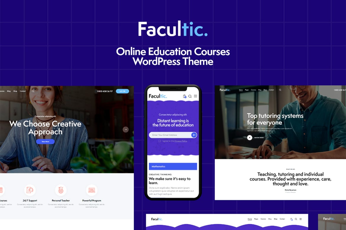 Temukan Facultic: Tema WordPress Pendidikan Modern dan Menarik
