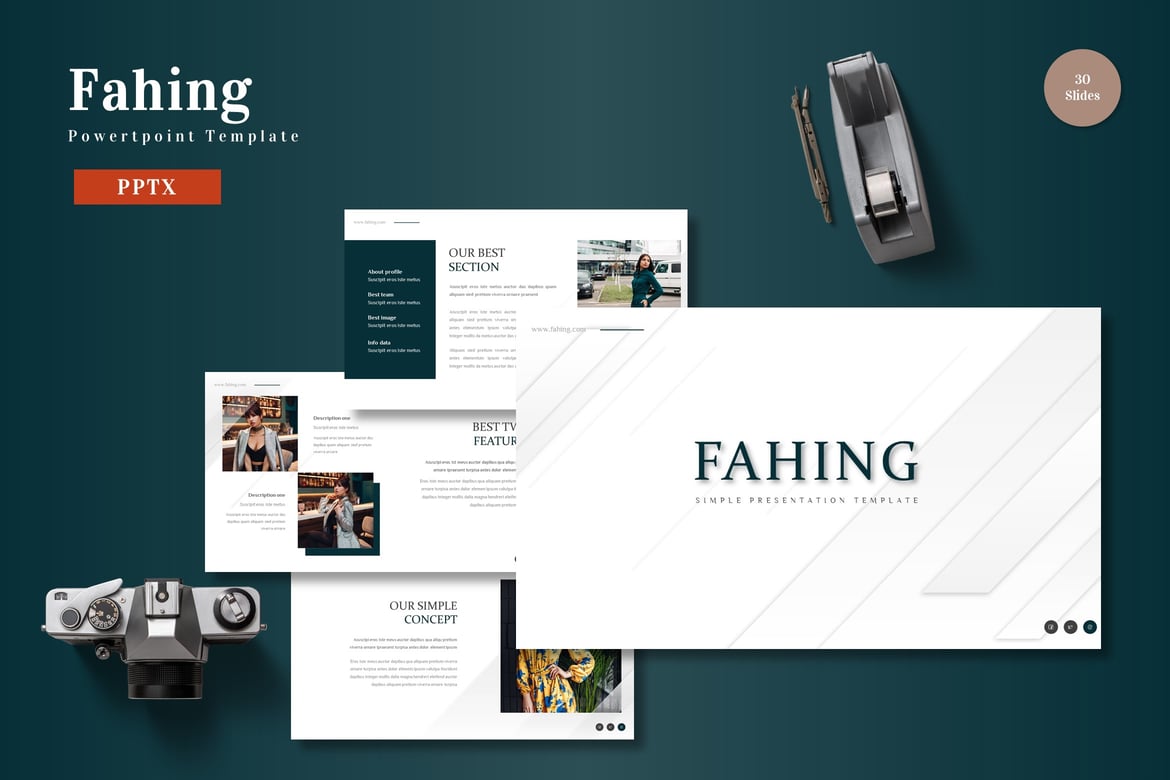 Template Powerpoint Fahing - Solusi Presentasi Profesional Anda