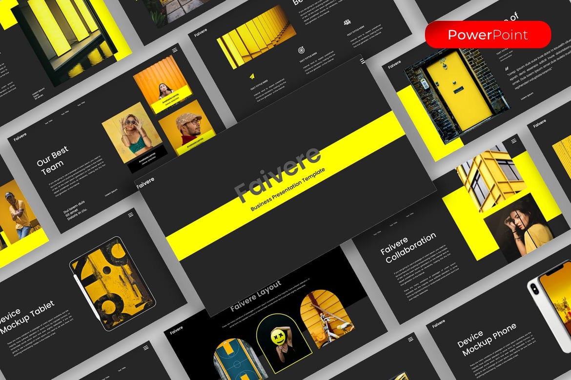 Faivere – Template Presentasi PowerPoint Profesional