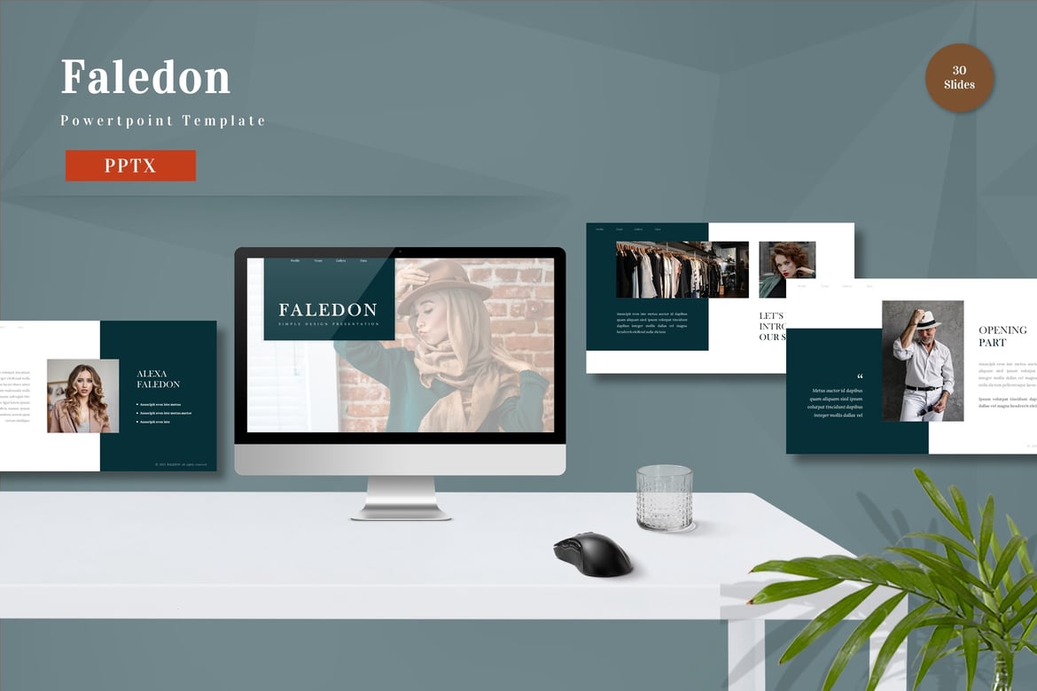 Faledon - Template PowerPoint Profesional untuk Semua Kebutuhan