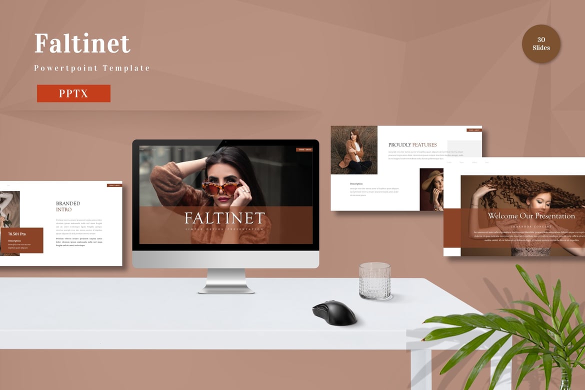 Faltinet - Template PowerPoint yang Menarik dan Profesional