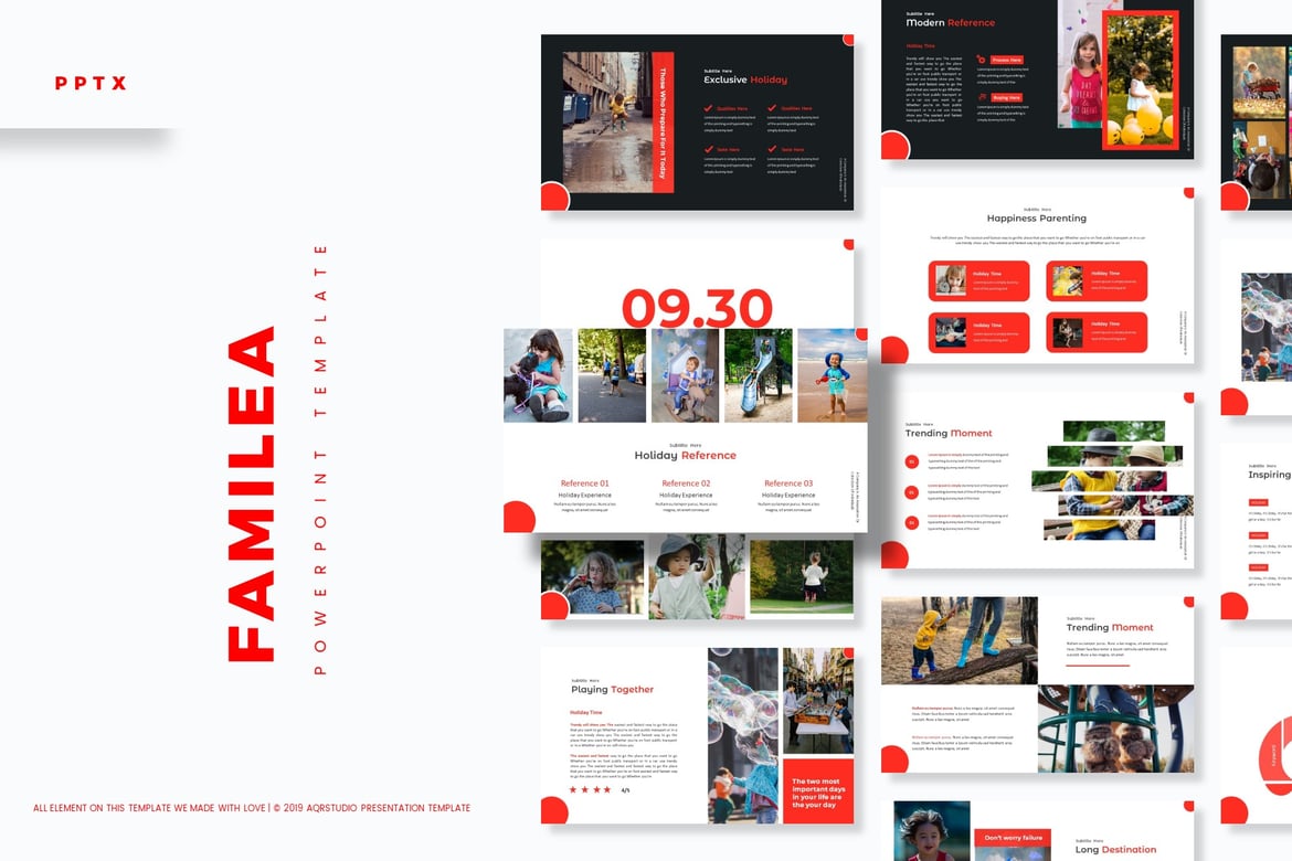 Familea - Template PowerPoint Multifungsi yang Menarik