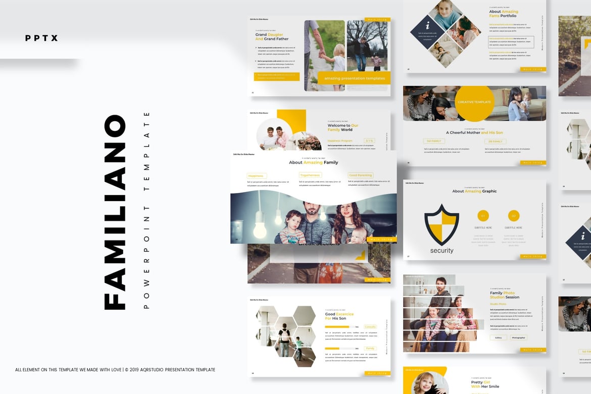 Familiano - Template Powerpoint Serbaguna dan Menarik