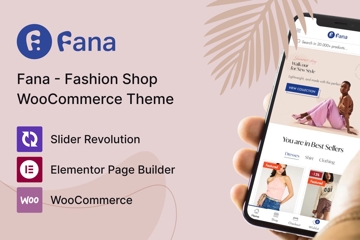 Fana - Tema WordPress Fashion yang Menarik untuk Toko Online Anda