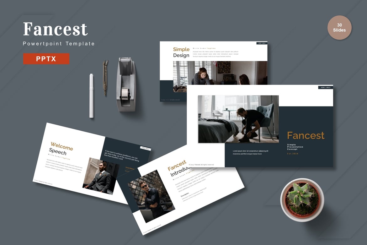 Fancest - Template Powerpoint Menarik untuk Presentasi Profesional