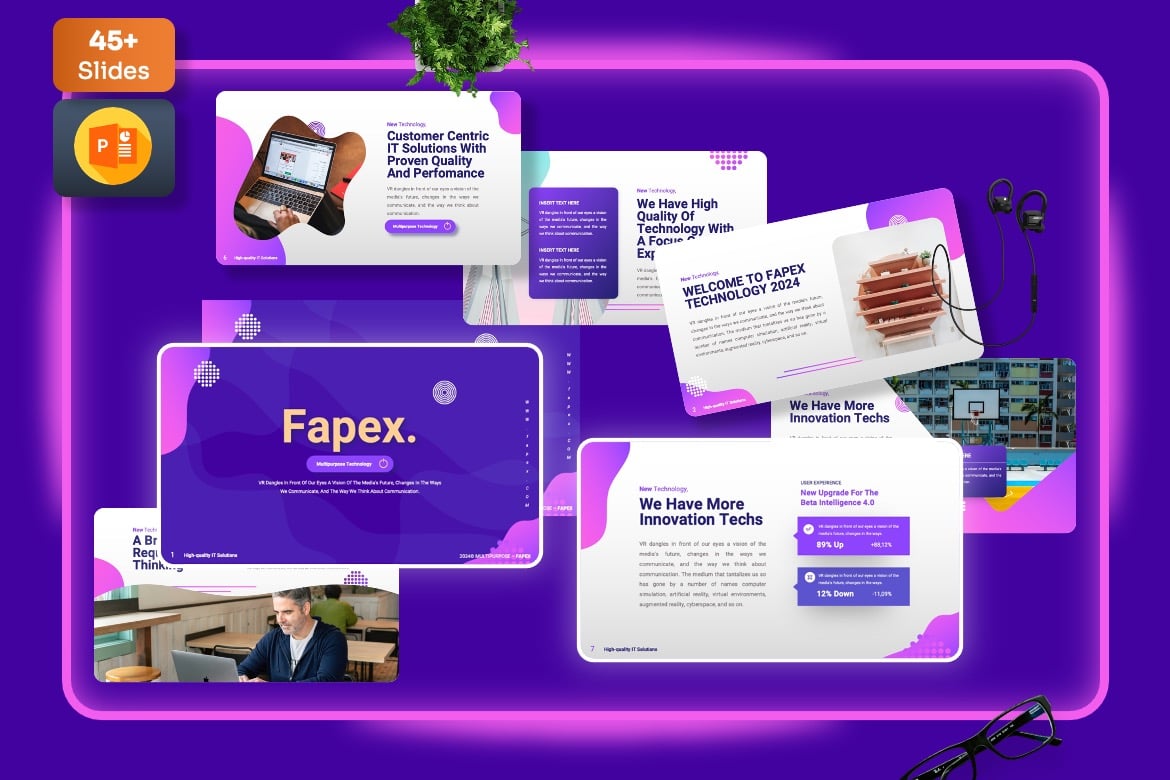 Fapex - Template Presentasi PowerPoint Serbaguna yang Menarik