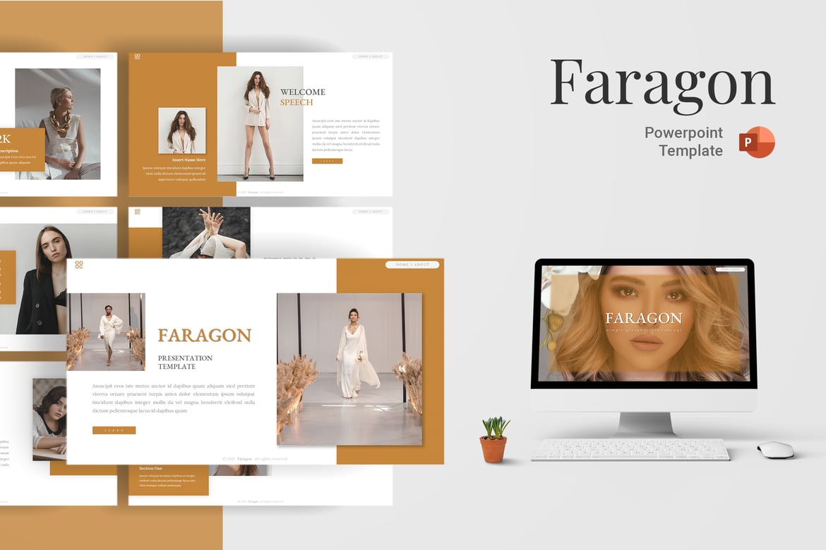 Faragon - Template PowerPoint Menarik dan Serbaguna