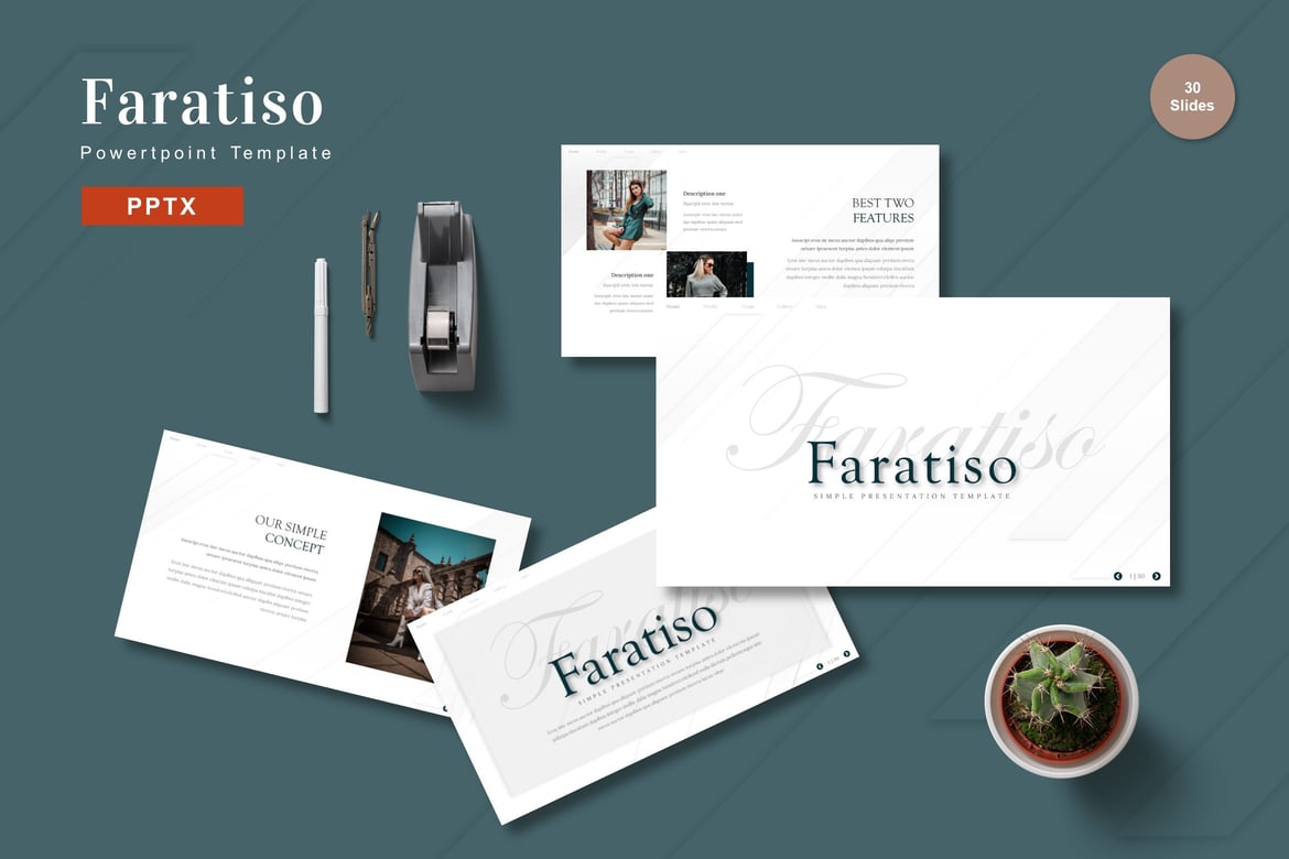 Faratiso - Template PowerPoint Menarik untuk Presentasi Anda
