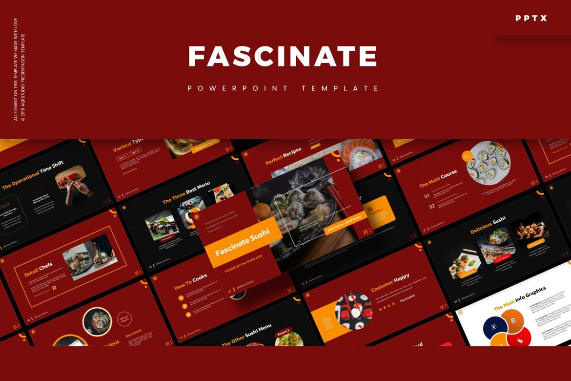Fascinate - Template PowerPoint Serbaguna yang Menarik