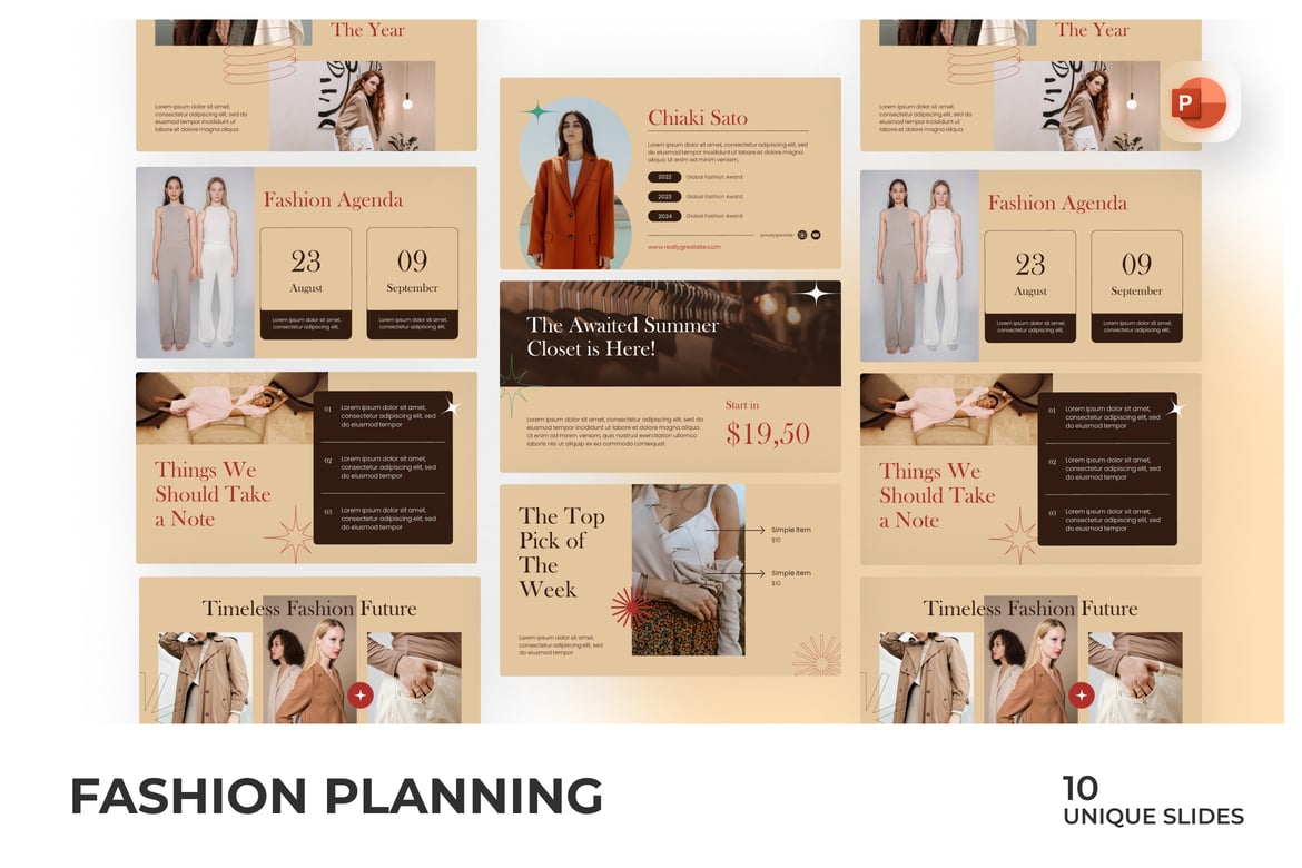 Template Presentasi Fashion yang Menarik dan Profesional