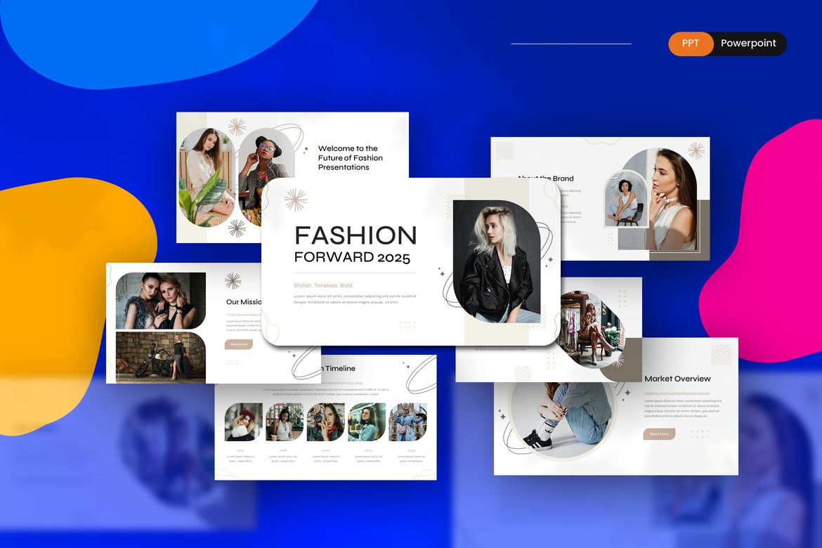 Template Presentasi Fashion yang Stylish dan Profesional