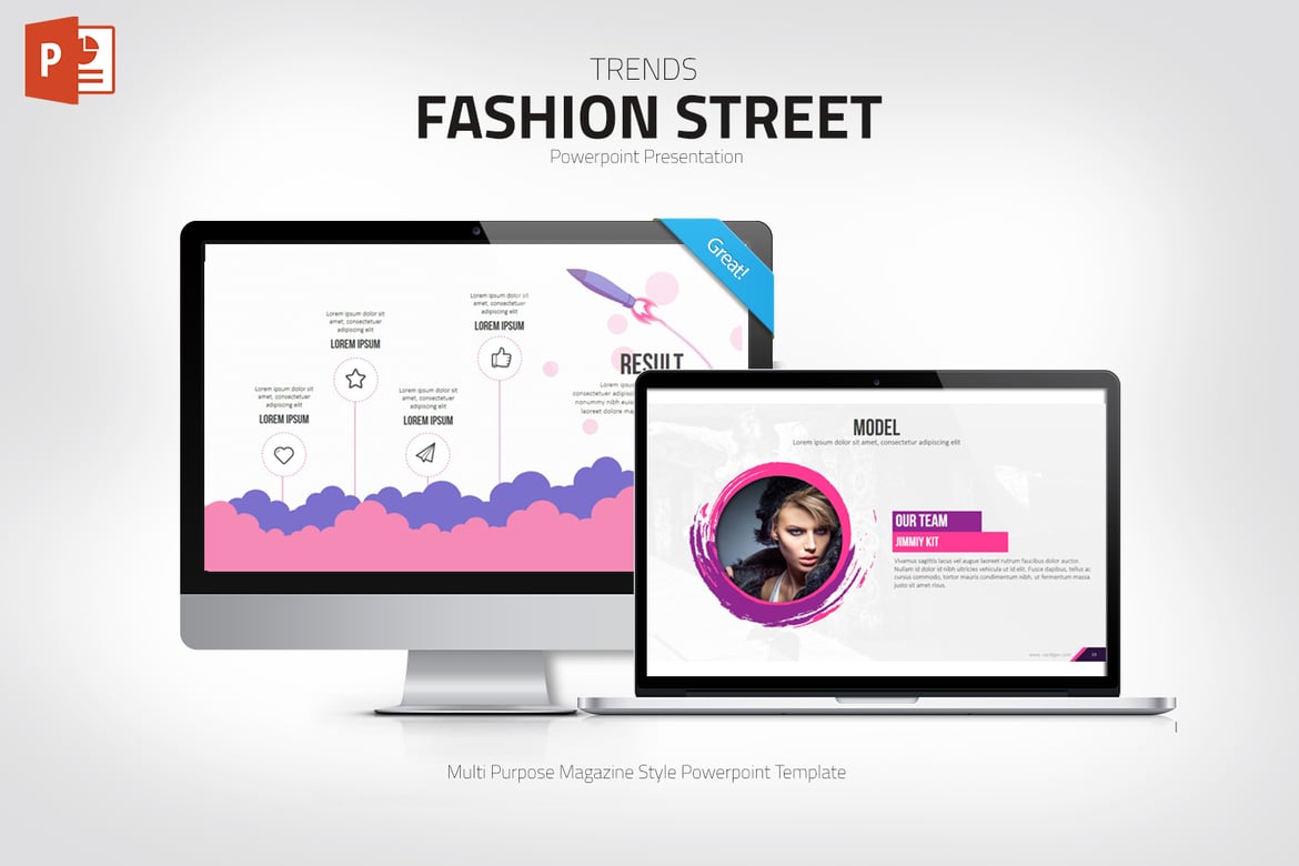 Template Powerpoint Fashion yang Menarik untuk Presentasi Bisnis Anda