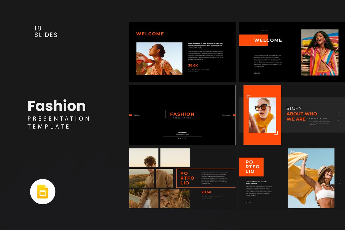 Template Powerpoint Presentasi Fashion yang Menarik dan Profesional