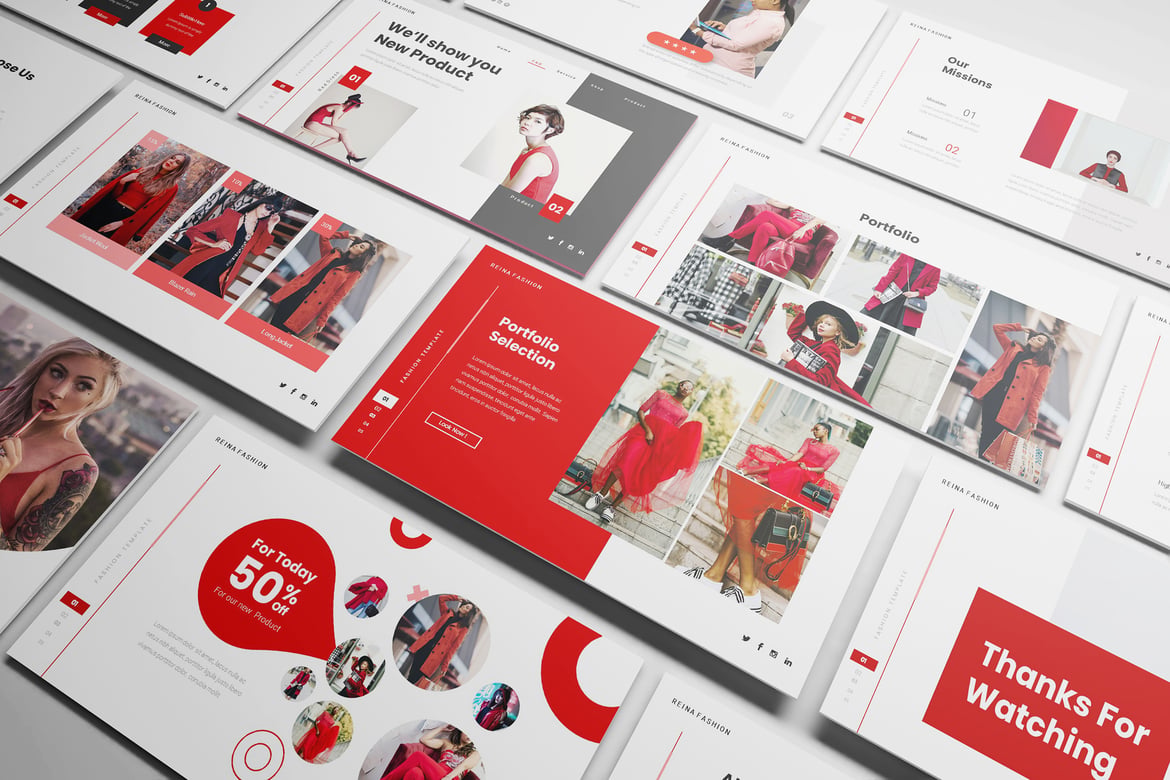 Template Presentasi PowerPoint Fashion yang Menarik dan Profesional