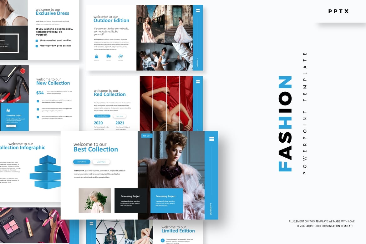 Template PowerPoint Fashion - Solusi Presentasi Menarik dan Profesional