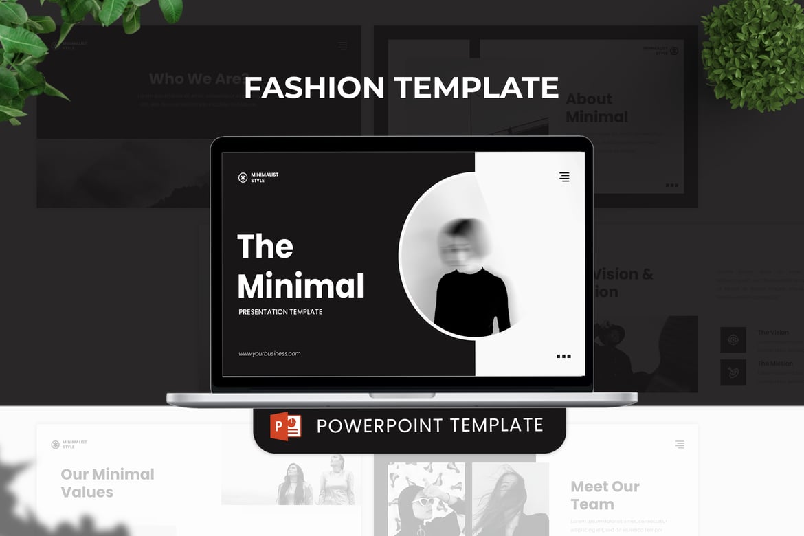 Template Powerpoint Fashion yang Menarik dan Modern
