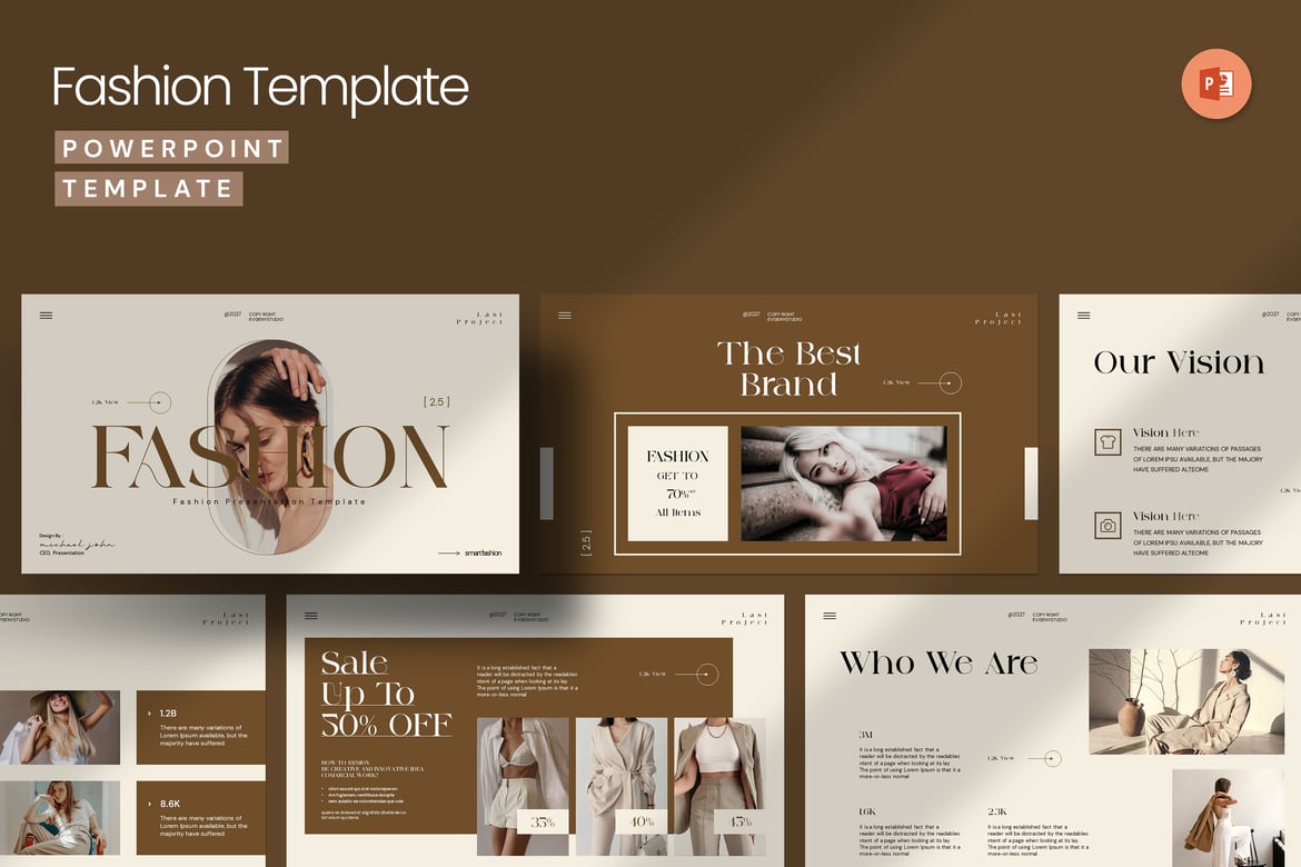 Template Presentasi Fashion yang Menarik dan Profesional