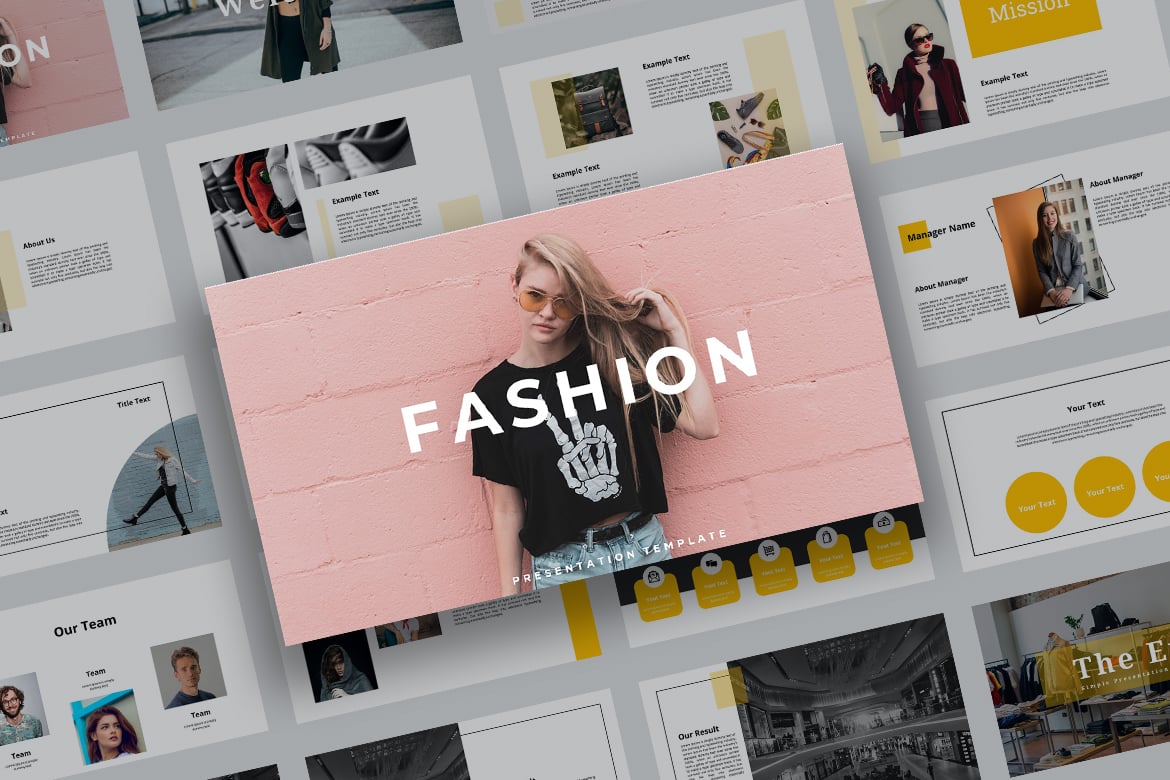 Template Presentasi Fashion yang Menarik dan Profesional