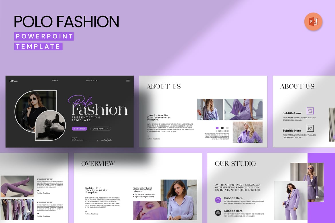 Template PowerPoint Fashion yang Menarik dan Profesional