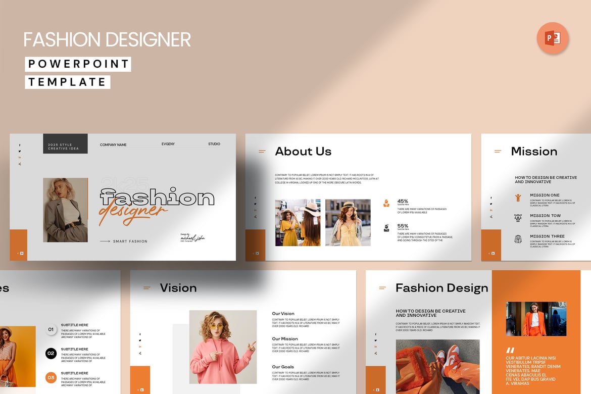 Template Presentasi Fashion yang Menarik dan Profesional