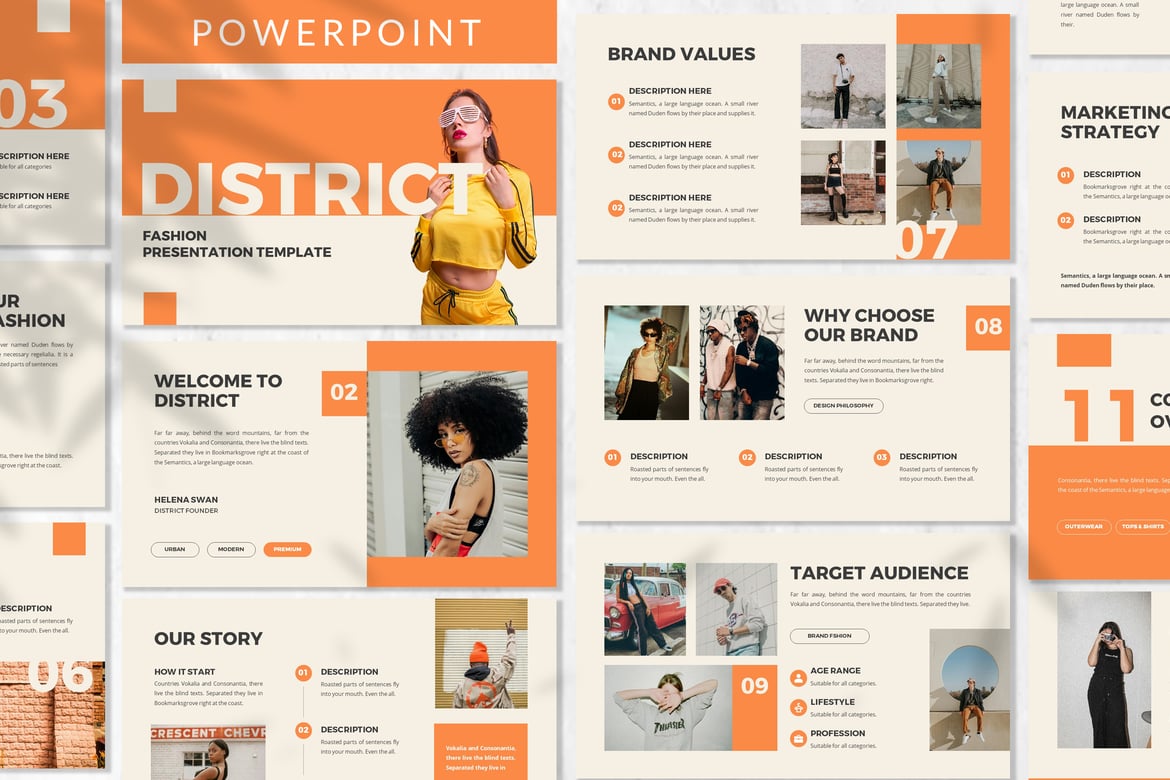 Template Presentasi Fashion yang Menarik dan Profesional
