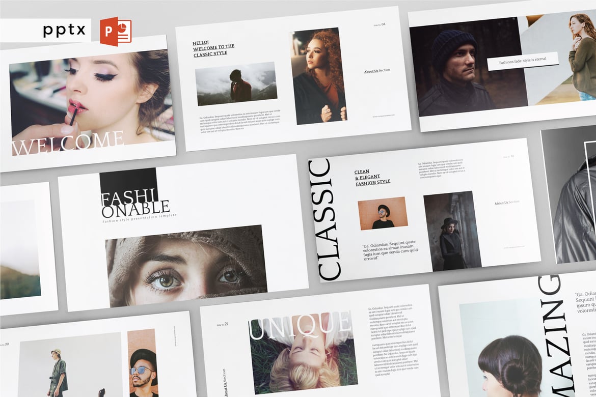 Template Presentasi PowerPoint Modern dan Serbaguna V144