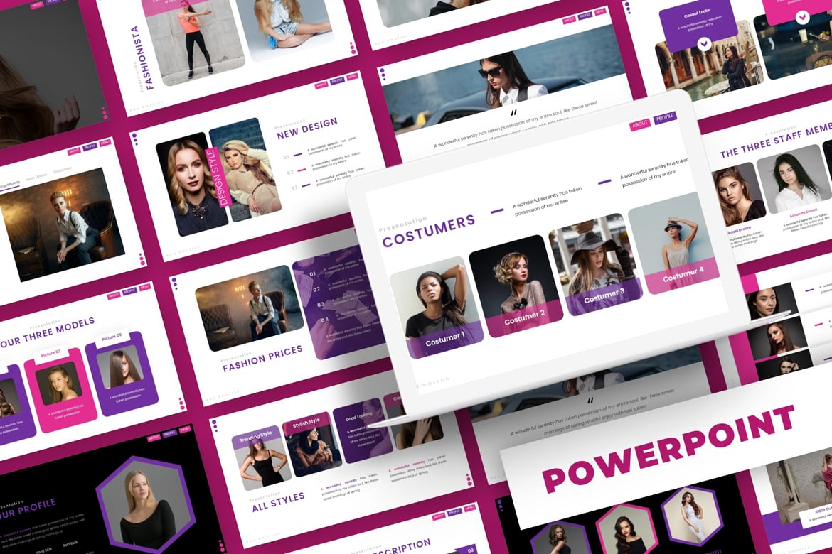 Fashional - Template Powerpoint yang Menarik dan Multifungsi