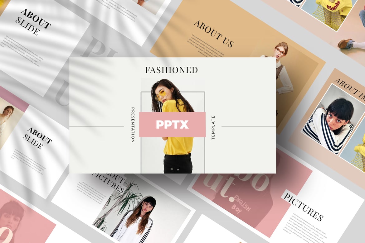 Template Presentasi Fashione Lookbook yang Kreatif dan Stylish