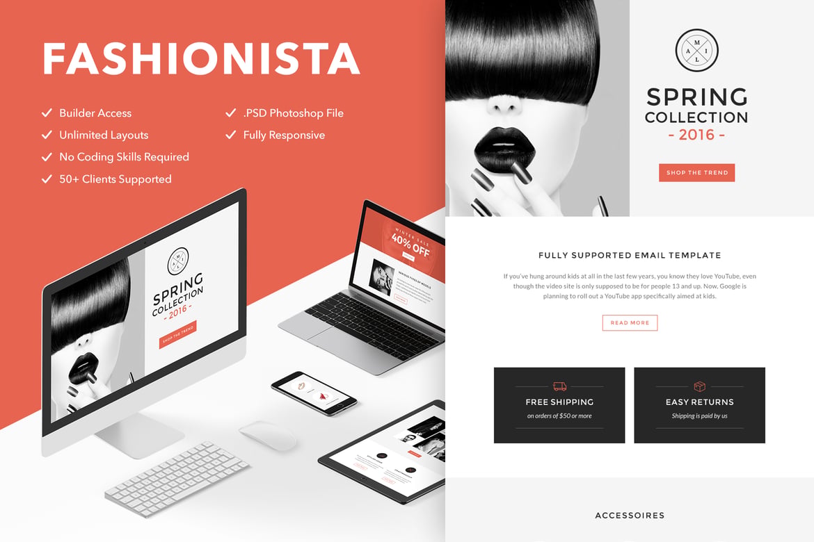 Fashionista - Akses Tema Responsif dan Pembuat Kustomisasi