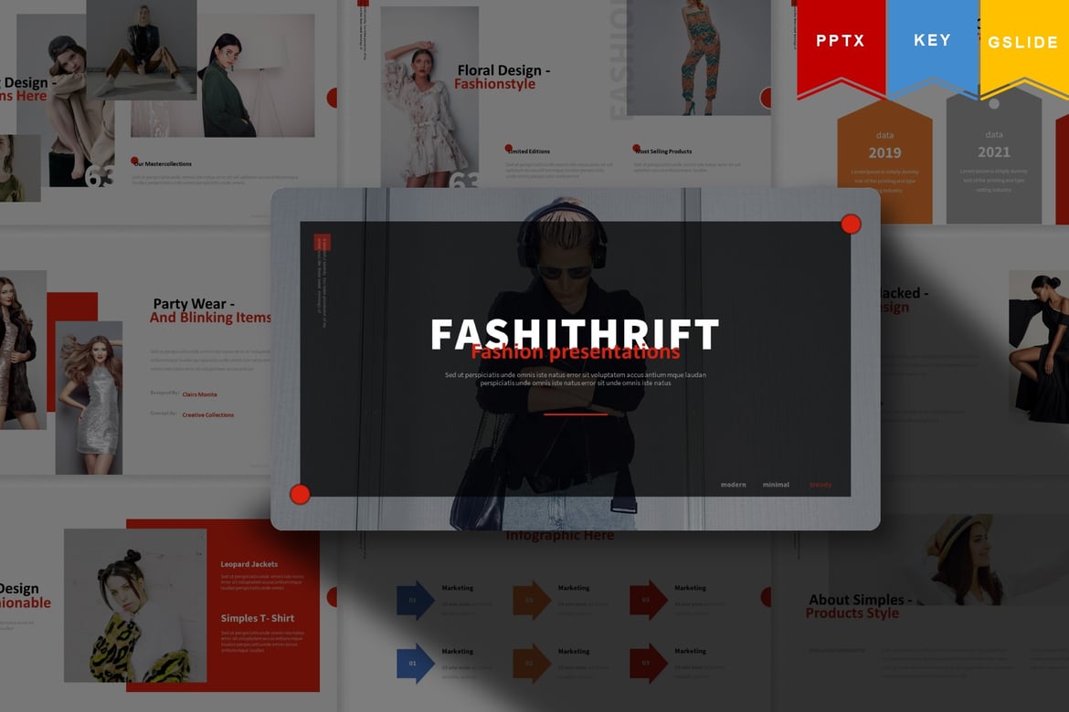 Fashithrift | Template Presentasi Powerpoint, Keynote, dan Google Slides
