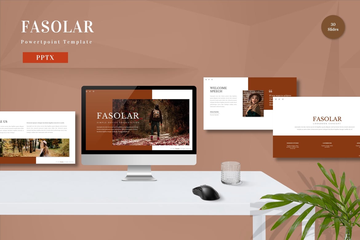 Fasolar - Template PowerPoint Profesional untuk Presentasi Anda