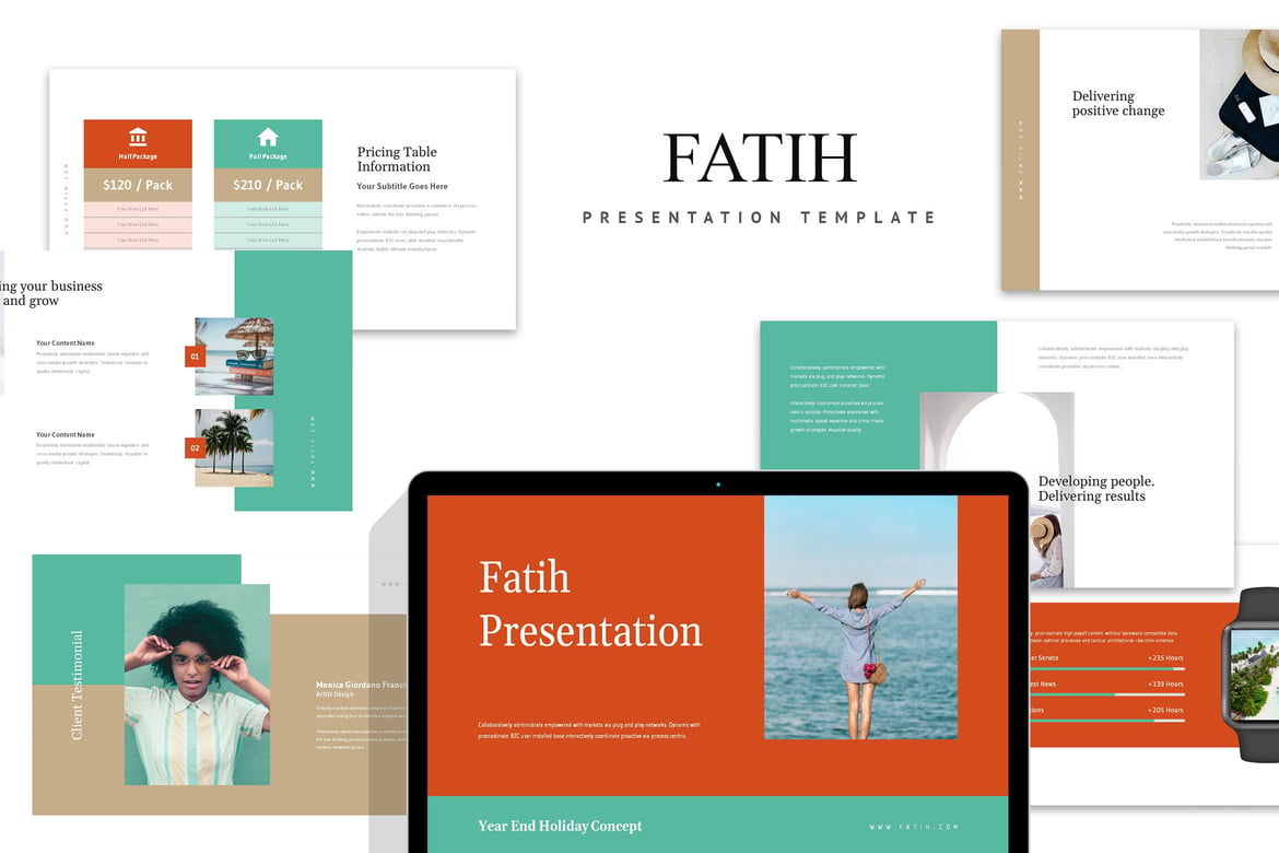 Template PPT Liburan Akhir Tahun yang Menarik