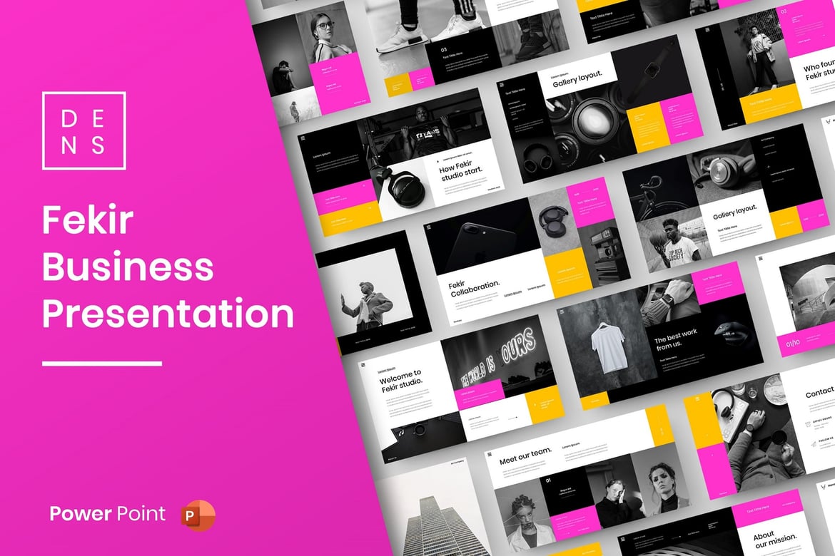 Template PowerPoint Fekir – Solusi Presentasi Bisnis yang Menarik