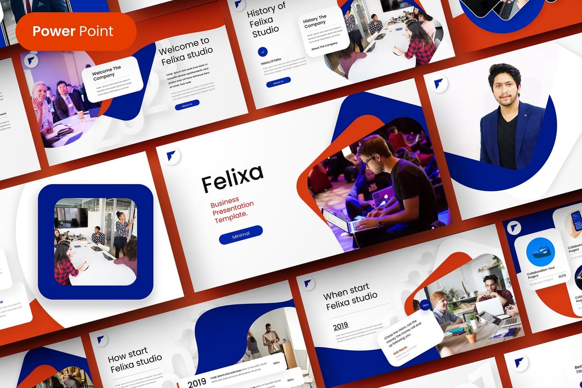 Template Presentasi Bisnis Felixa - Solusi Kreatif untuk Kesuksesan Anda