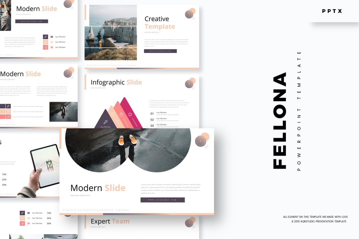 Fellona - Template PowerPoint Serbaguna
