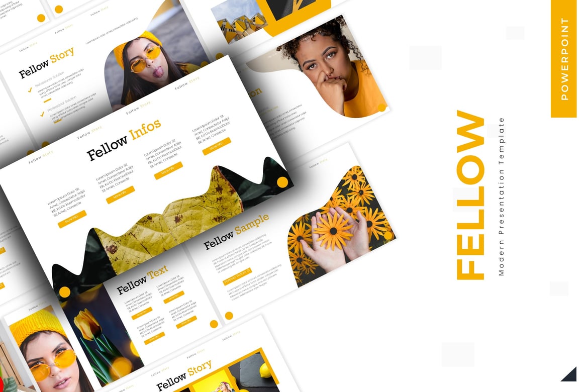 Fellow - Template PowerPoint Serbaguna untuk Presentasi Menarik
