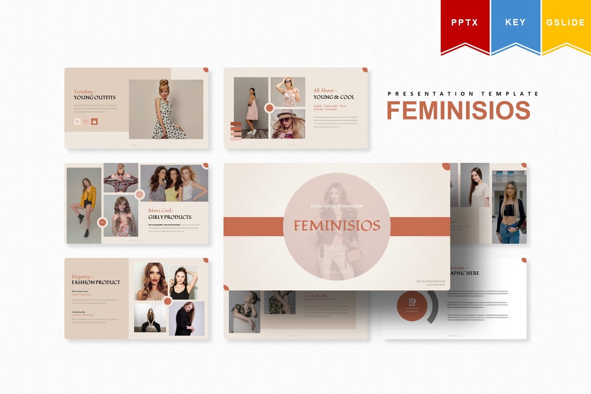 Feminisios | Template Presentasi Powerpoint, Keynote, dan Google Slide yang Menarik