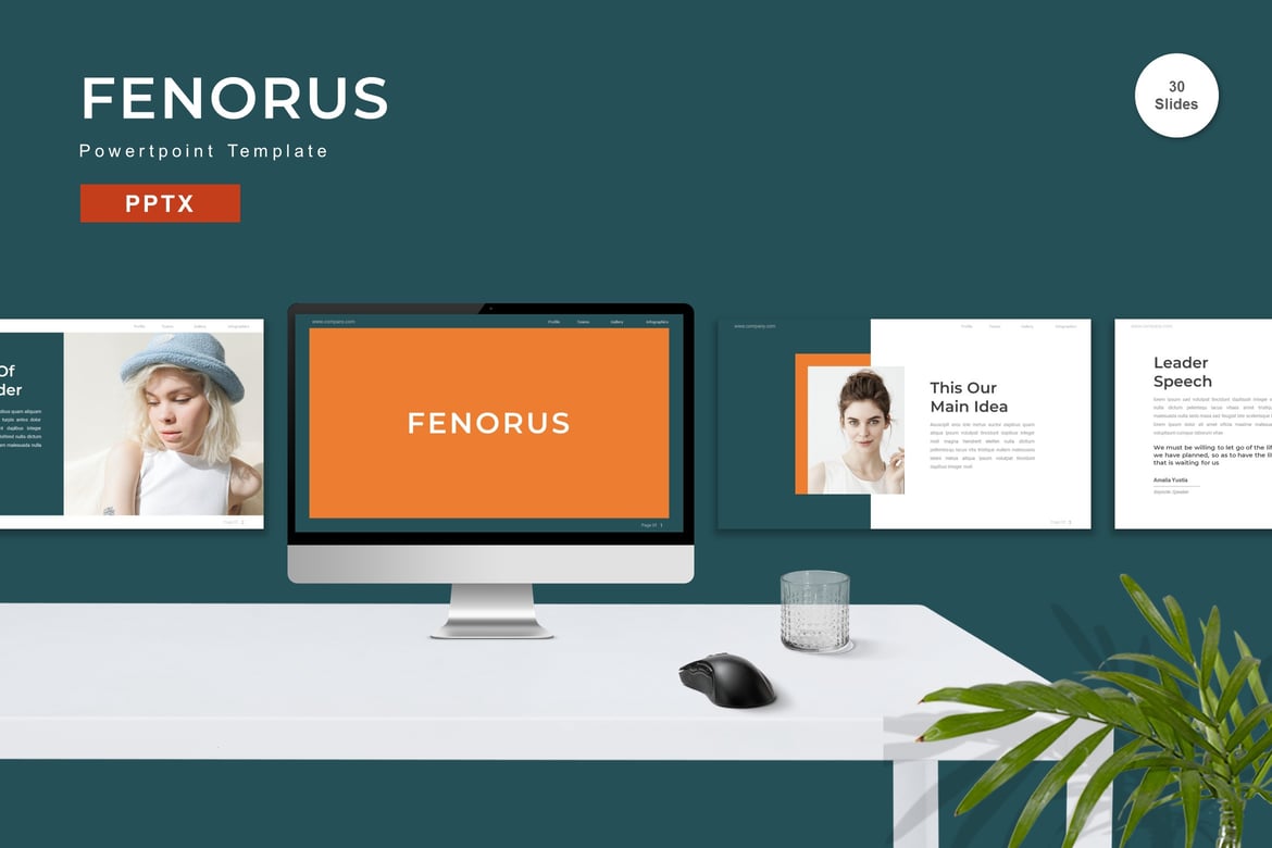Fenorus - Template PowerPoint Profesional dan Menarik