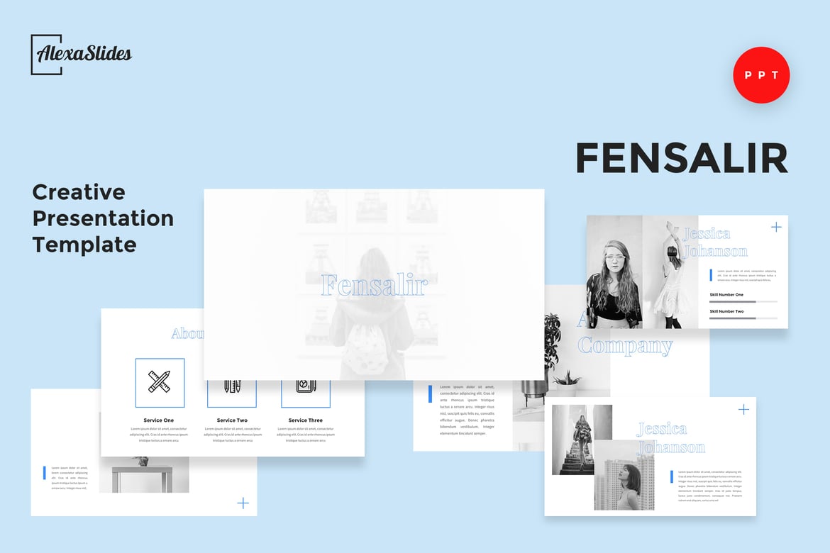 Fensalir - Template Powerpoint Kreatif yang Menawan