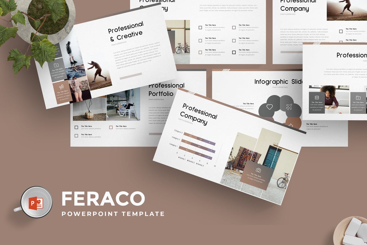 Feraco - Template PowerPoint Serbaguna