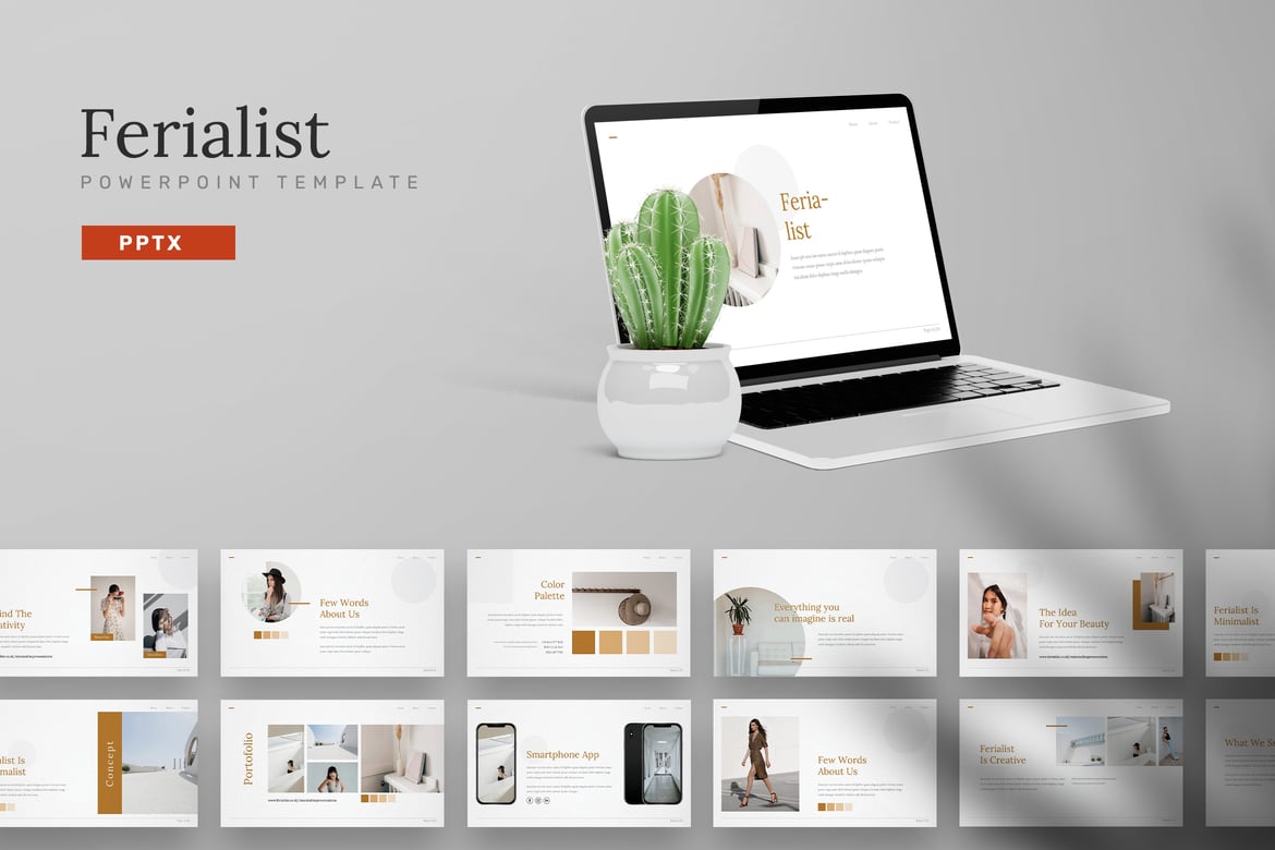 Ferialist - Template Powerpoint Menarik untuk Presentasi Anda