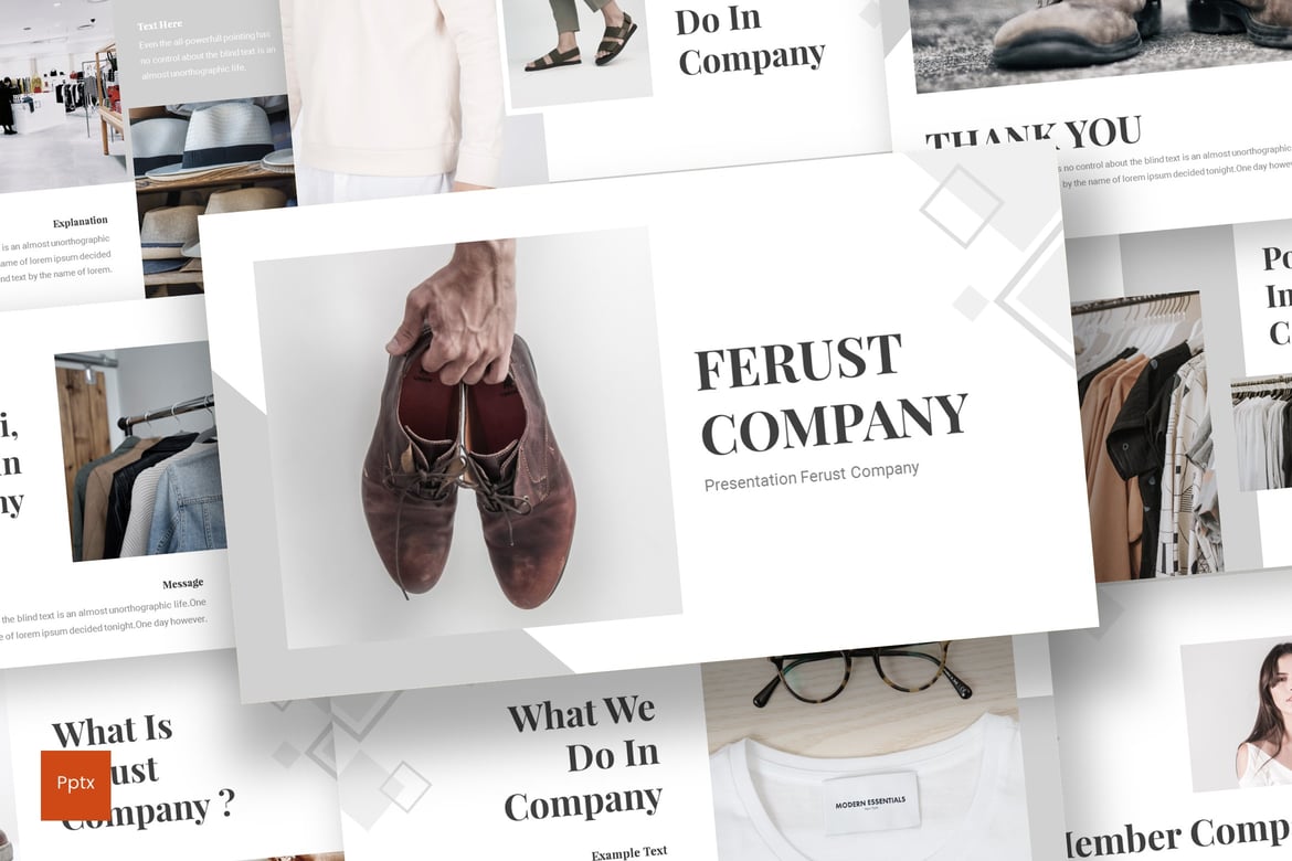 Template Presentasi Ferust - Kreatif dan Minimalis untuk Semua Kebutuhan